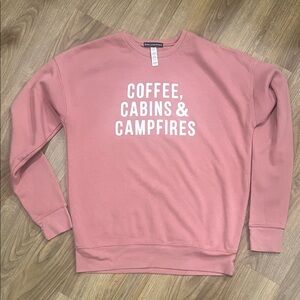 Kiel James Patrick Pink Sweatshirt with Cozy Print
